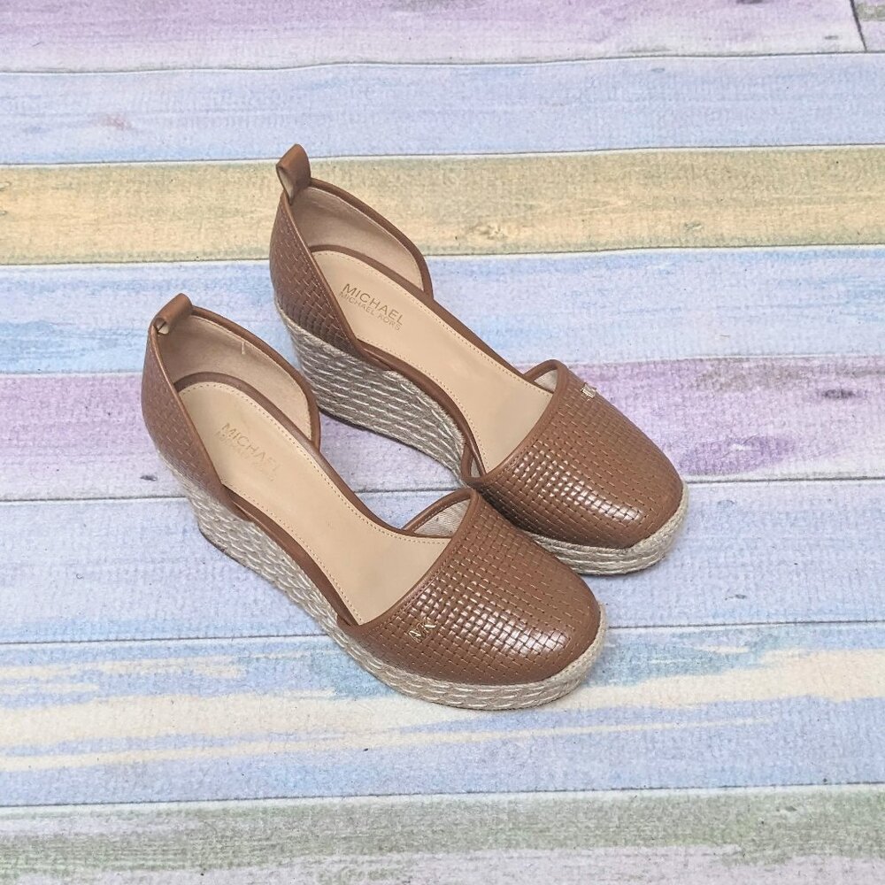 Michael Kors Brown Closed Toe Espradrilles - Size 6